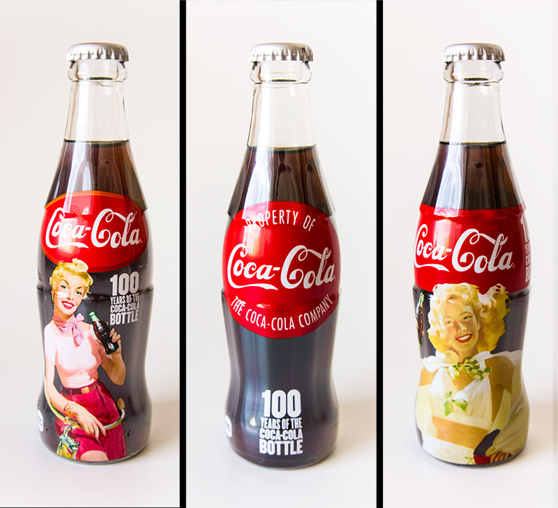コカ・コーラ100周年デザインボトル