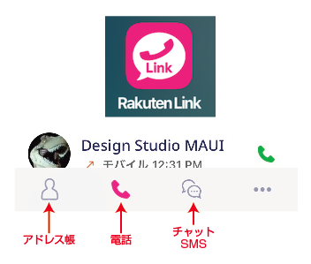 Rakuten Link アプリ